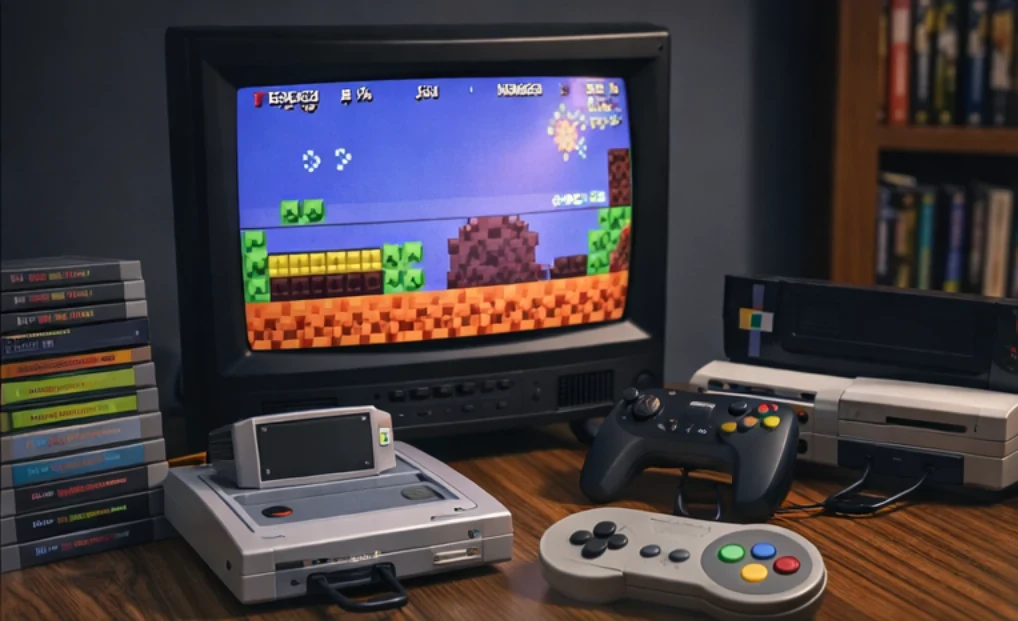 Retro gaming hero image